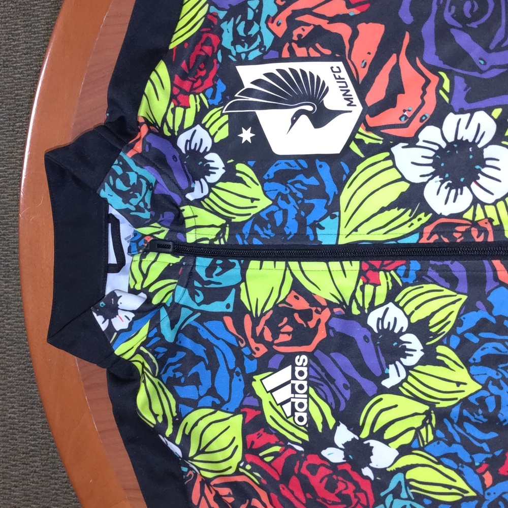 Adidas Tiro Floral Soccer Track Jacket Minnesota United Men’s Medium Zip Up XL - Picture 2 of 15